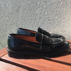 Black Leather Penny Loafers by & Other Stories